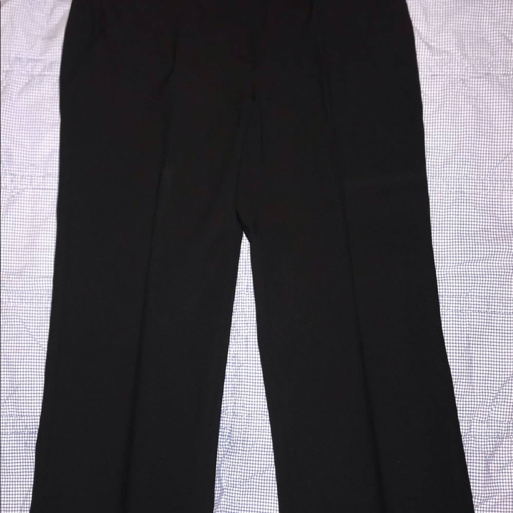 Classiques Entier Wool Cuff Button Front Slacks - image 1